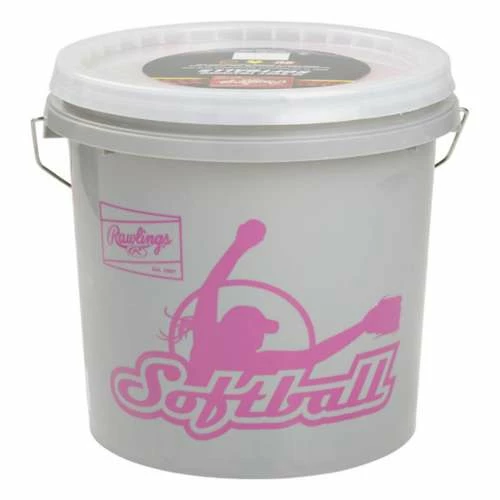 Hot Sale 😉 Rawlings 6 Gallon Bucket Of 18 10" 8U Soft Training 🥎 Softballs 🎁 1 Hot Sale 😉 Rawlings 6 Gallon Bucket Of 18 10" 8U Soft Training 🥎 Softballs 🎁