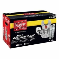 Promo 😍 Catcher's Protective Gear Adult Rawlings Velo 2.0 Catcher's Gear Set 🔔