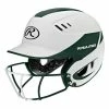 Budget 😍 Softball Batting Helmets Senior Rawlings Velo 🥎 Softball Batting Helmet And Mask Combo 🔥