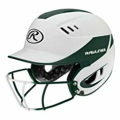 Budget 😍 Softball Batting Helmets Senior Rawlings Velo 🥎 Softball Batting Helmet And Mask Combo 🔥