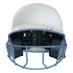Best Pirce ✔️ Softball Batting Helmets Junior Rawlings Mach Ice Fastpitch 🥎 Softball Helmet With Mask 🎉