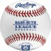 Hot Sale ✨ Baseballs Rawlings 14 & Under Game Play Leather Official Babe Ruth ⚾ Baseball 2 Pack 🔥