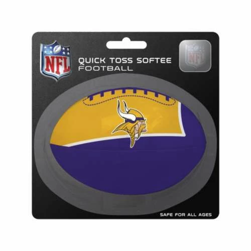 Cheapest ⌛ NFL Golf & Sports Equipment Rawlings Minnesota Vikings Quick Toss Football ❤️ 3 Cheapest ⌛ NFL Golf & Sports Equipment Rawlings Minnesota Vikings Quick Toss Football ❤️ - Image 3