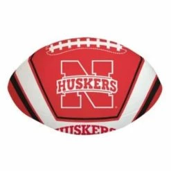 Best Pirce 🧨 College Golf & Sports Equipment Rawlings Nebraska Cornhuskers Goal Line Football ✨