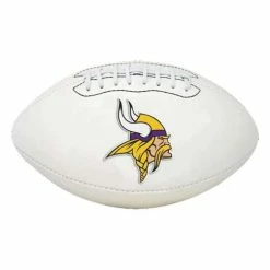 New 🌟 NFL Golf & Sports Equipment Rawlings Minnesota Vikings Signature Football 🧨