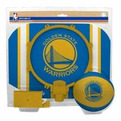 Best Sale 🥰 NBA Golf & Sports Equipment Rawlings Golden State Warrios 🏀 Basketball Hoop Set 👏
