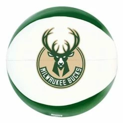 Hot Sale ⭐ NBA Golf & Sports Equipment Rawlings Milwaukee Bucks 8" Big Boy Softee 🏀 Basketball 🤩