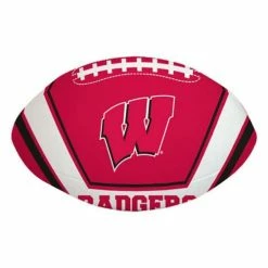 Deals 🔥 College Golf & Sports Equipment Rawlings Wisconsin Badgers 8" Goal Line Football 🛒