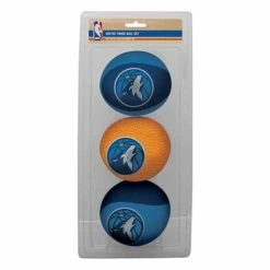 Coupon 🎁 NBA Golf & Sports Equipment Rawlings Minnesota Timberwolves 3pc 🏀 Basketball Set 🔔