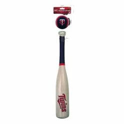 Brand new 😍 MLB Golf & Sports Equipment Rawlings Minnesota Twins Grand Slam Bat & Ball 😀