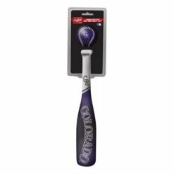 Cheapest 💯 MLB Golf & Sports Equipment Rawlings Colorado Rockies Mini Bat & Ball Set 🔔