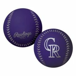 Promo 😉 MLB Golf & Sports Equipment Rawlings Colorado Rockies Big Fly Ball 💯