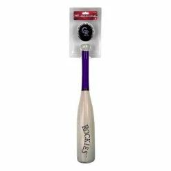 Promo 🔔 MLB Golf & Sports Equipment Rawlings Colorado Rockies Grand Slam Bat & Ball ✨