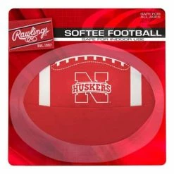 Cheap 🛒 College Golf & Sports Equipment Rawlings Nebraska Cornhuskers Quick Toss Football 🔥