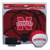 Buy 🔔 College Golf & Sports Equipment Rawlings Nebraska Cornhuskers Slam Dunk Hoop Set 💯