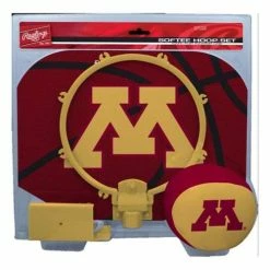 Cheap 😍 College Golf & Sports Equipment Rawlings Minnesota Golden Gophers Slam Dunk Hoop Set 😀